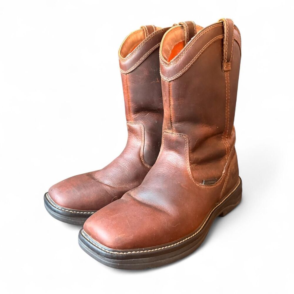 Ridgecut Rancher Wellington Work Boots Brown Waterproof Leather Men’s Size 12M